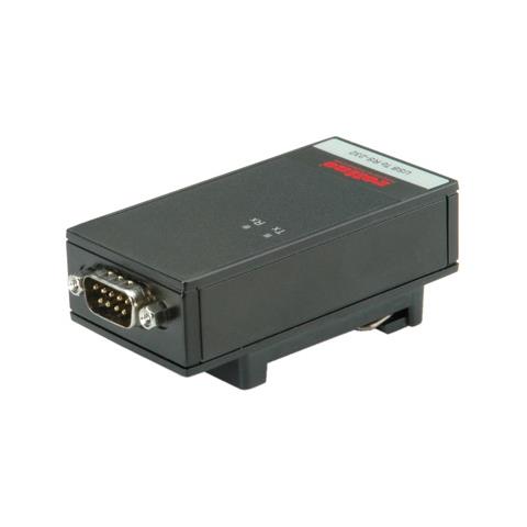USB 2.0 to RS232 Adapter, for DIN Rail 1 Port, Nero, 22,5 x 42,5 x 85 mm - Foto 3
